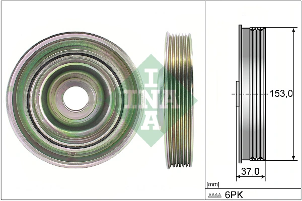 Belt Pulley, crankshaft
